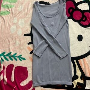 Light blue forever 21 contour dress